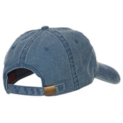 Detroit City Embroidered Washed Buckle Cap