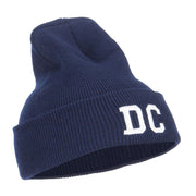 DC Washington State Embroidered Long Beanie