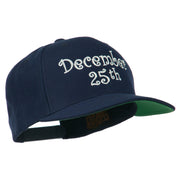 December 25th Christmas Embroidered Cap