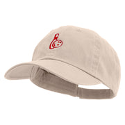 Relaxing Bowling Icon Embroidered Low Profile Dyed Cotton Twill Cap - Khaki OSFM