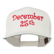 December 25th Christmas Embroidered Cap