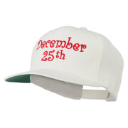 December 25th Christmas Embroidered Cap