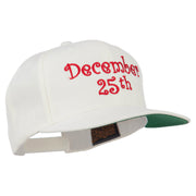 December 25th Christmas Embroidered Cap