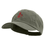 Relaxing Bowling Icon Embroidered Low Profile Dyed Cotton Twill Cap - Olive OSFM