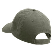 Relaxing Bowling Icon Embroidered Low Profile Dyed Cotton Twill Cap - Olive OSFM