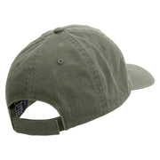 Relaxing Bowling Icon Embroidered Low Profile Dyed Cotton Twill Cap - Olive OSFM