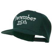 December 25th Christmas Embroidered Cap