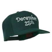 December 25th Christmas Embroidered Cap