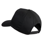 USS Kitty Hawk CV 63 Blue Patched Solid Cotton Twill 5 Panel Prostyle Snap Cap - Black OSFM