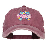 Dance Stars Patched Washed Cap