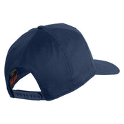 USS Kitty Hawk CV 63 Blue Patched Solid Cotton Twill 5 Panel Prostyle Snap Cap - Navy OSFM