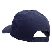 Car Charging Embroidered Low Profile Dyed Cotton Twill Cap - Navy OSFM