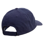 Car Charging Embroidered Low Profile Dyed Cotton Twill Cap - Navy OSFM