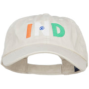 India IND Flag Embroidered Low Profile Cap