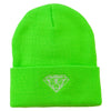 Diamond Neon Embroidered Beanie