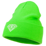 Diamond Neon Embroidered Beanie