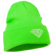 Diamond Neon Embroidered Beanie