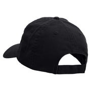 Car Charging Embroidered Low Profile Dyed Cotton Twill Cap - Black OSFM