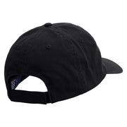 Car Charging Embroidered Low Profile Dyed Cotton Twill Cap - Black OSFM