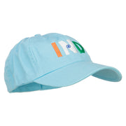 India IND Flag Embroidered Low Profile Cap