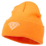 Diamond Neon Embroidered Beanie