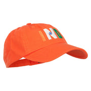 India IND Flag Embroidered Low Profile Cap