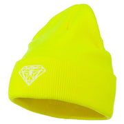 Diamond Neon Embroidered Beanie