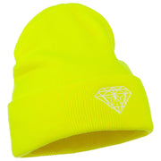 Diamond Neon Embroidered Beanie