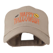 Happy Halloween Dripping Down Embroidered Cap