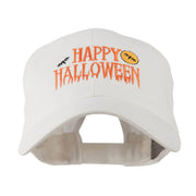 Happy Halloween Dripping Down Embroidered Cap