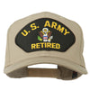 US Army Retired Military Patched Cap