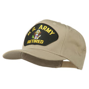 US Army Retired Military Patched Cap