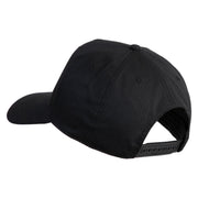 USS Tennessee BB 43 Blue Patched Solid Cotton Twill 5 Panel Prostyle Snap Cap - Black OSFM