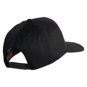 USS Tennessee BB 43 Blue Patched Solid Cotton Twill 5 Panel Prostyle Snap Cap - Black OSFM