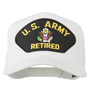 US Army Retired Military Patched Cap