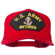 US Army Retired Military Patched Cap