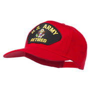 US Army Retired Military Patched Cap