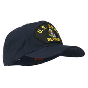 US Army Retired Military Patched Cap