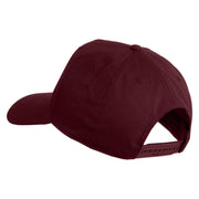 USS Tennessee BB 43 Blue Patched Solid Cotton Twill 5 Panel Prostyle Snap Cap - Maroon OSFM
