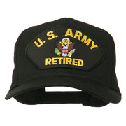 US Army Retired Military Patched Cap