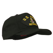 US Army Retired Military Patched Cap