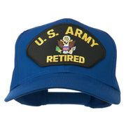 US Army Retired Military Patched Cap