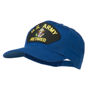 US Army Retired Military Patched Cap