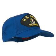 US Army Retired Military Patched Cap