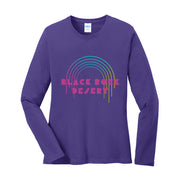 Bright Disco Desert Long Sleeve Cotton Graphic Shirt