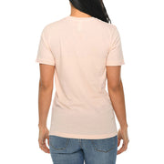 Avo-Can-Do Graphic Design Ring Spun Combed Cotton Short Sleeve Deluxe Jersey T-Shirt - Pale-Pink XS