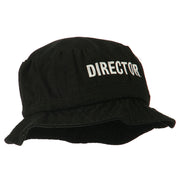 Director Embroidered Pigment Dyed Bucket Hat