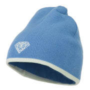 Diamond Embroidered Short Beanie