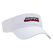 Jetski Embroidered Cotton Twill Sun Visor