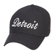 City of Detroit Embroidered Cotton Cap